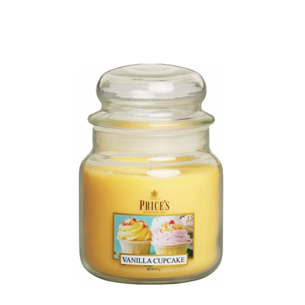 Price's Vanilla Cupcake Medium Jar Candle £14.39
